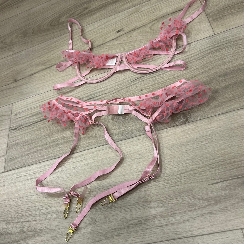 Heart Lingerie Set